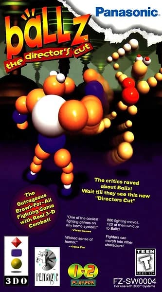 Ballz: The Director's Cut 3DO Box Art
