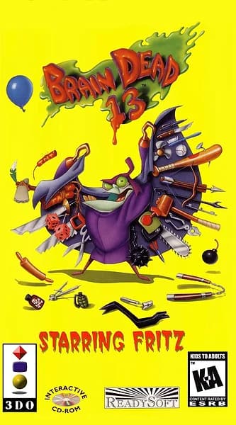 Brain Dead 13 3DO Box Art