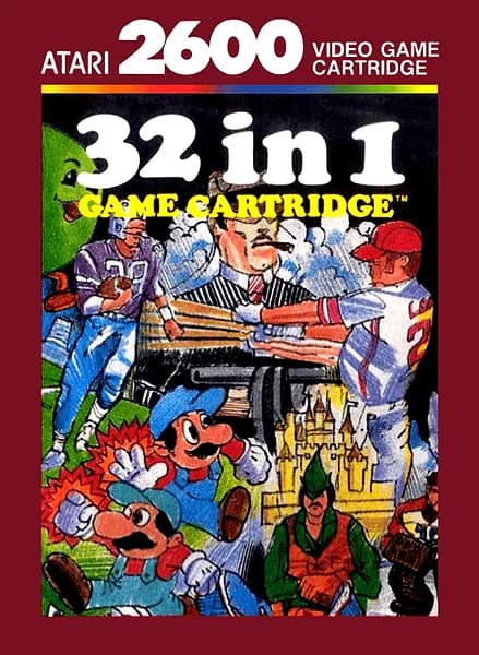 32 in 1 Atari 2600 Box Art
