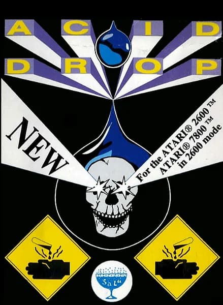 Acid Drop Atari 2600 Box Art