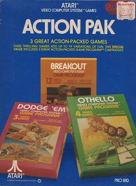 Action Pak Atari 2600 Box Art