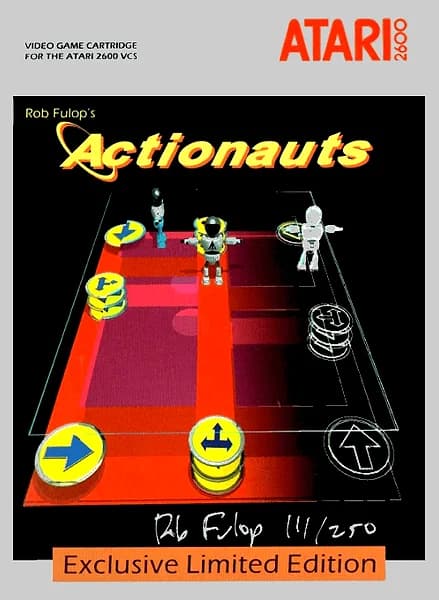 Actionauts Atari 2600 Box Art