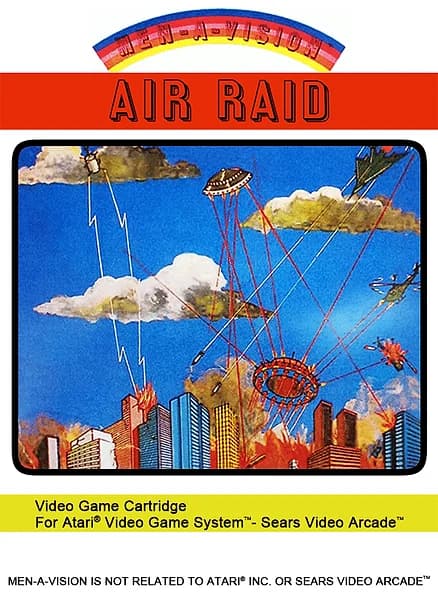 Air Raid Atari 2600 Box Art