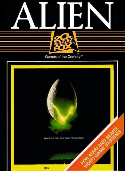 Alien Atari 2600 Box Art