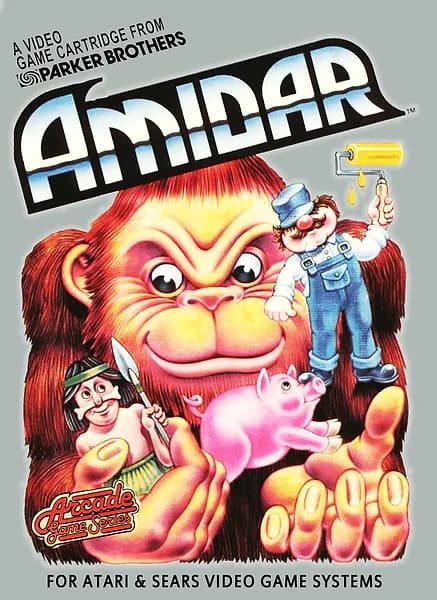 Amidar Atari 2600 Box Art