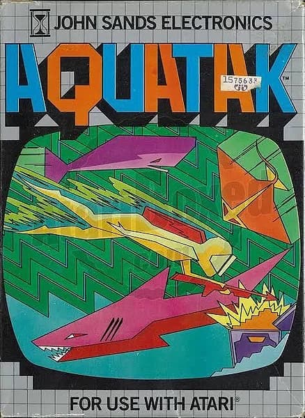Aquatak Atari 2600 Box Art