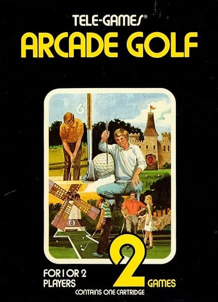 Arcade Golf Atari 2600 Box Art