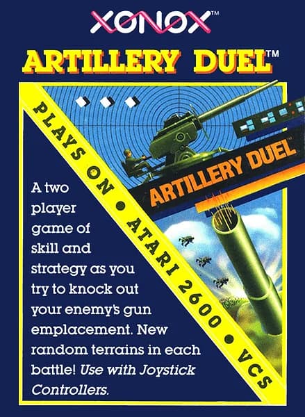 Artillery Duel Atari 2600 Box Art