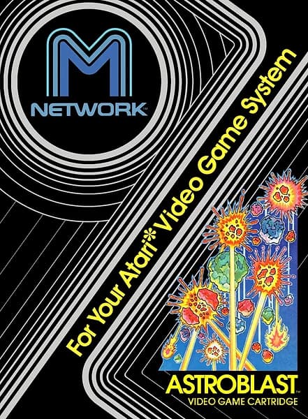 Astroblast Atari 2600 Box Art