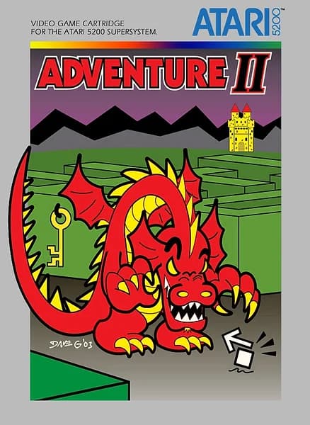 Adventure II Atari 5200 Box Art