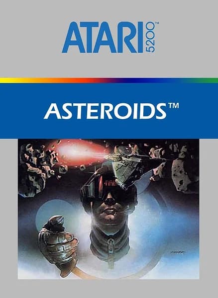 Asteroids Atari 5200 Box Art