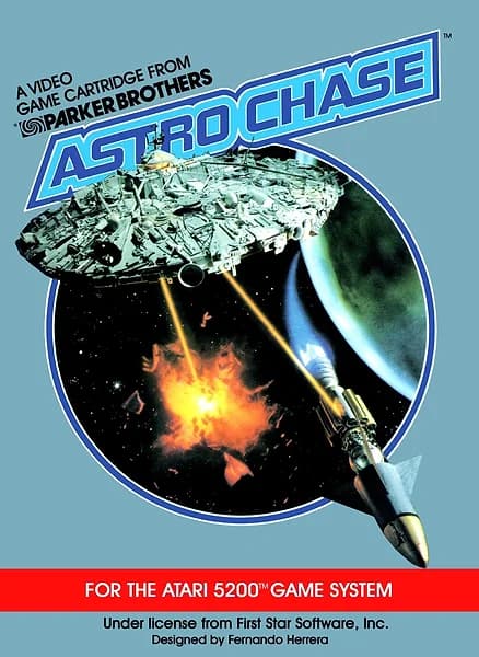 Astro Chase Atari 5200 Box Art