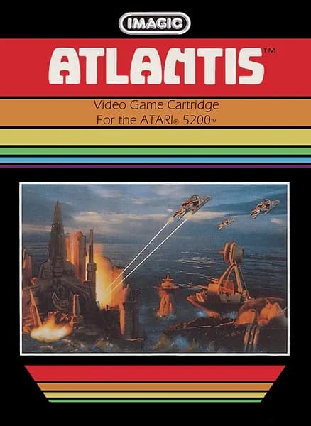 Atlantis Atari 5200 Box Art