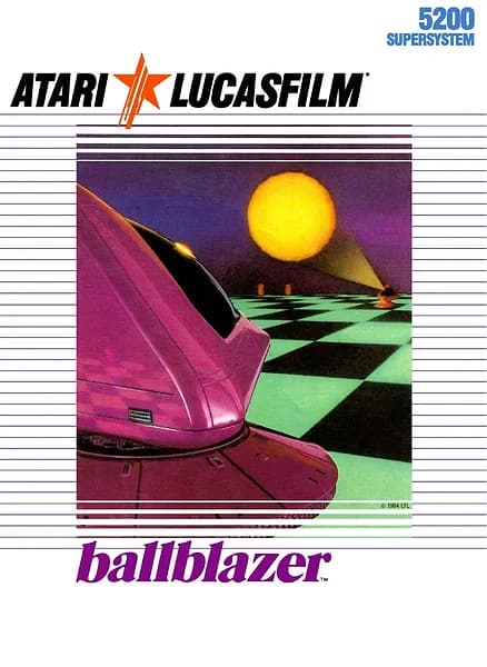 Ballblazer Atari 5200 Box Art