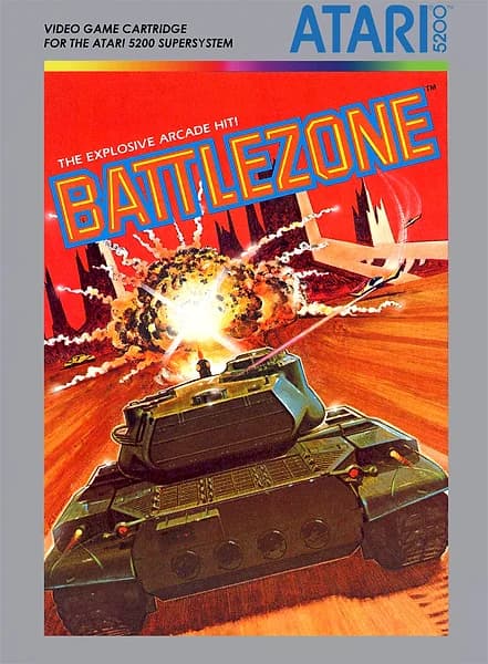 Battlezone Atari 5200 Box Art