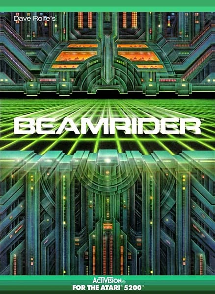 Beamrider Atari 5200 Box Art