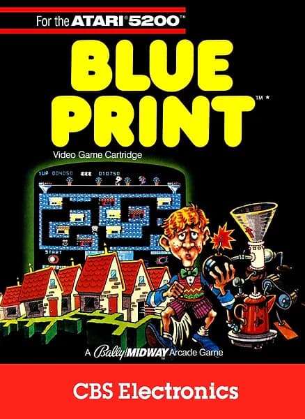Blue Print Atari 5200 Box Art