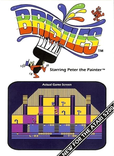 Bristles Atari 5200 Box Art