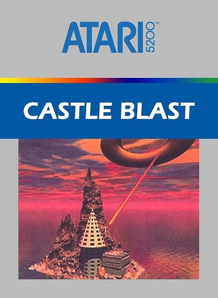 Castle Blast Atari 5200 Box Art