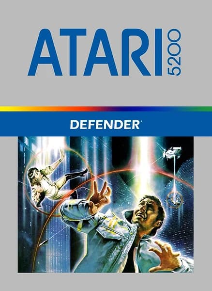 Defender Atari 5200 Box Art
