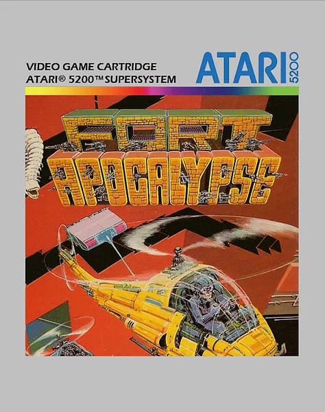 Fort Apocalypse Atari 5200 Box Art