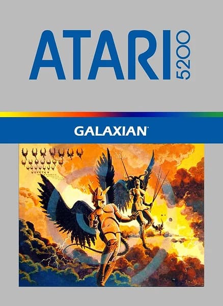 Galaxian Atari 5200 Box Art