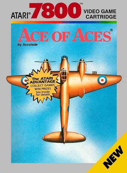 Ace of Aces Atari 7800 Box Art