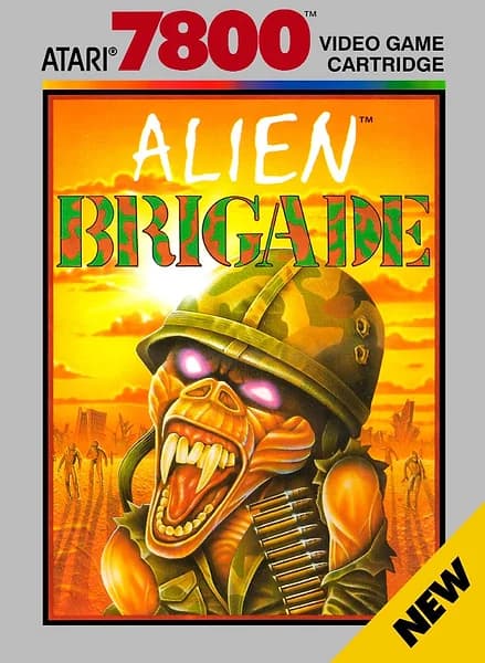 Alien Brigade Atari 7800 Box Art