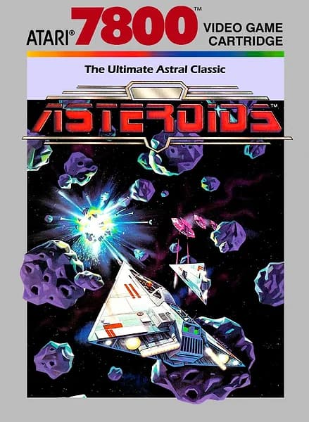Asteroids Atari 7800 Box Art