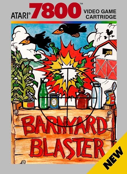 Barnyard Blaster Atari 7800 Box Art
