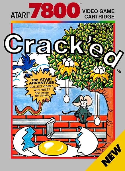 Crack'ed Atari 7800 Box Art