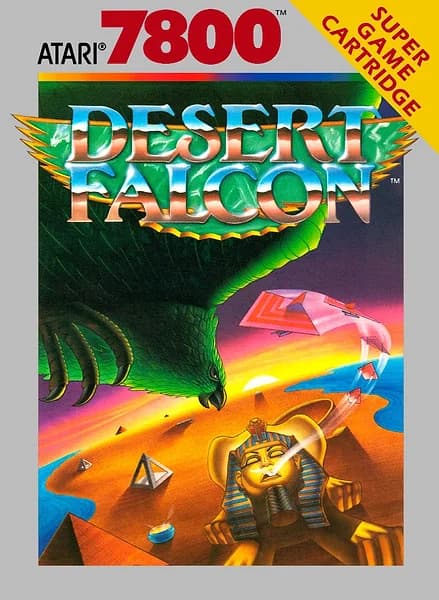 Desert Falcon Atari 7800 Box Art