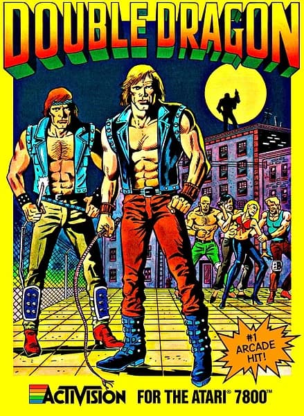 Double Dragon Atari 7800 Box Art
