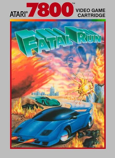 Fatal Run Atari 7800 Box Art