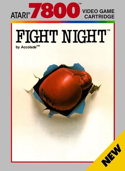Fight Night Atari 7800 Box Art