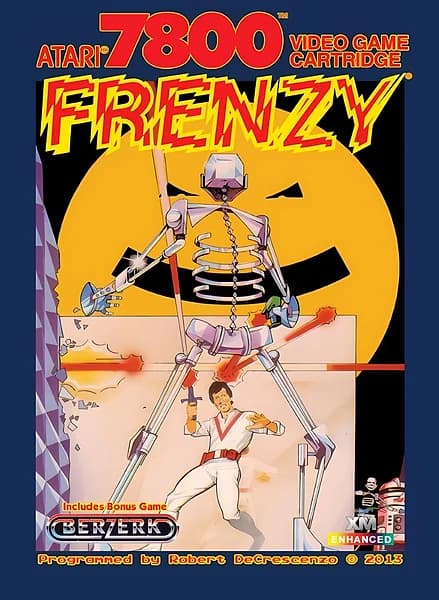Frenzy Atari 7800 Box Art