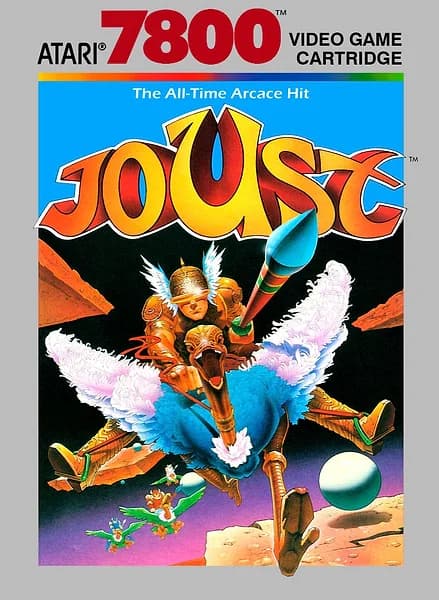 Joust Atari 7800 Box Art
