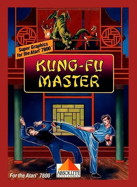 Kung-Fu Master Atari 7800 Box Art