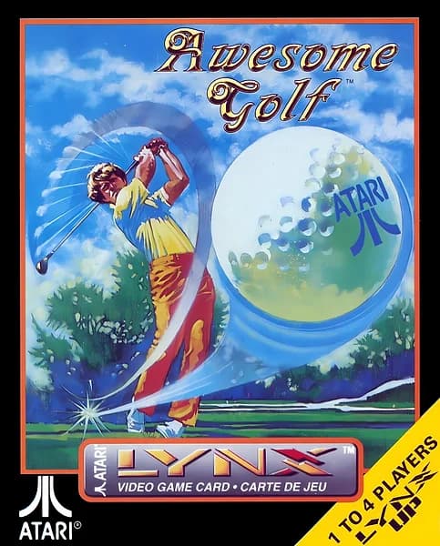 Awesome Golf Atari Lynx Box Art