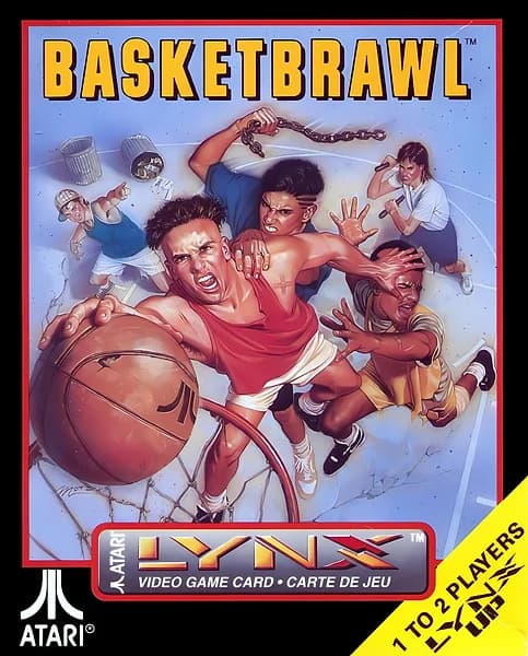Basketbrawl Atari Lynx Box Art
