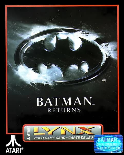 Batman Returns Atari Lynx Box Art