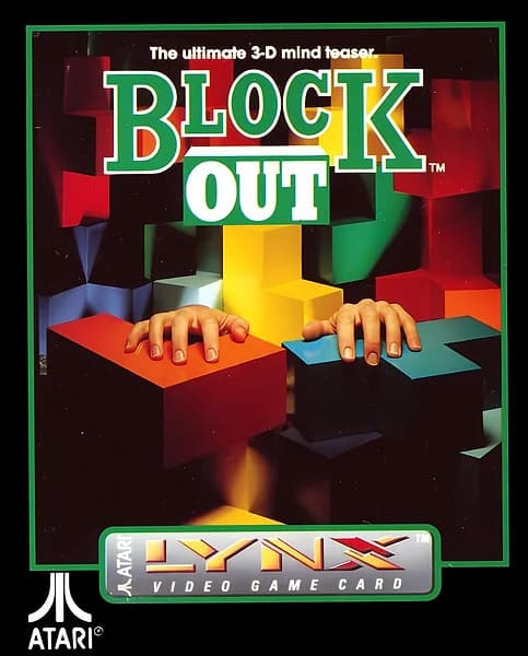 Block Out Atari Lynx Box Art