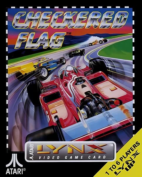 Checkered Flag Atari Lynx Box Art