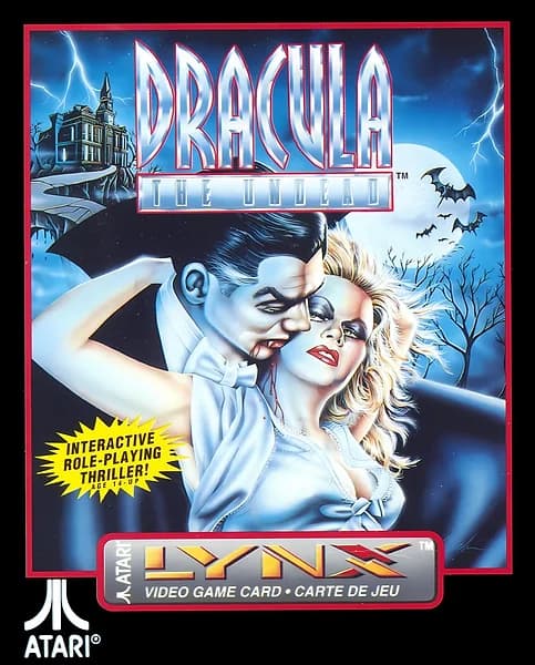 Dracula: The Undead Atari Lynx Box Art