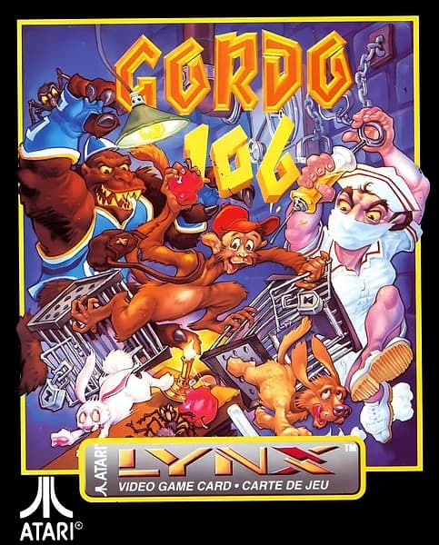 Gordo 106 Atari Lynx Box Art