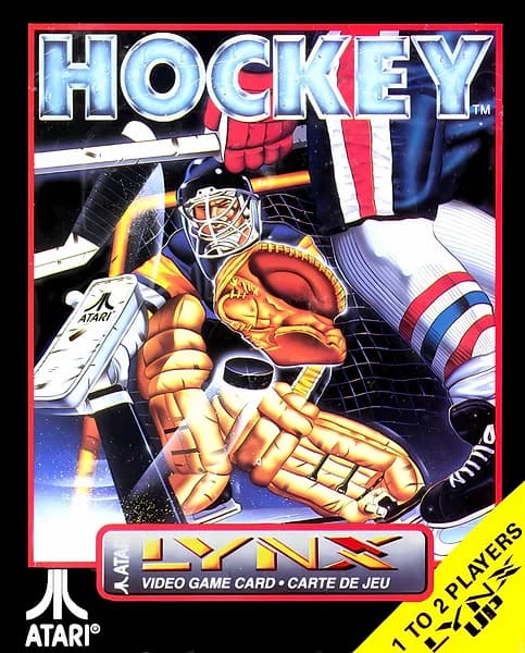 Hockey Atari Lynx Box Art