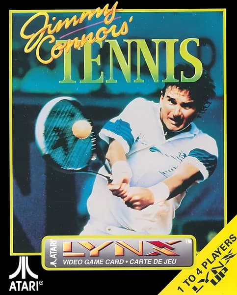 Jimmy Connors Tennis Atari Lynx Box Art