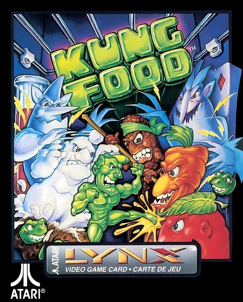 Kung Food Atari Lynx Box Art