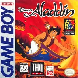 Aladdin GameBoy Box Art
