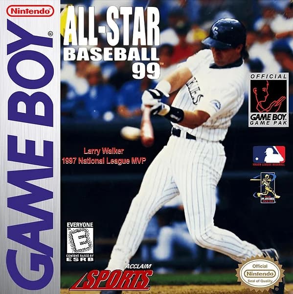 All-Star Baseball 99 GameBoy Box Art